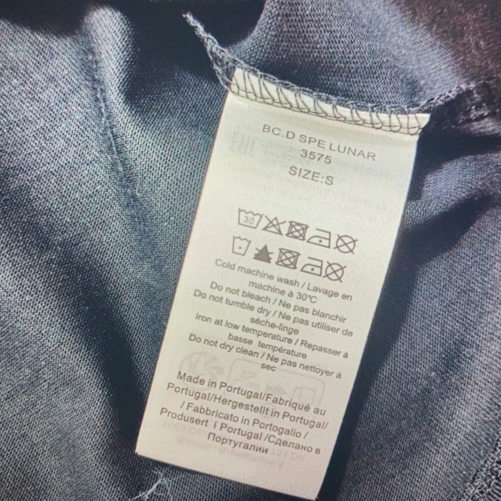 Ganni letter embroidery heavyweight pure cotton round neck loose shirt - Picture 6 of 6